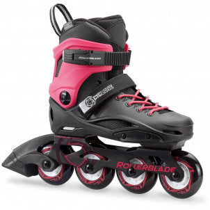 T38-39 patines en linea cyclone negro/rosado rollerblade 1