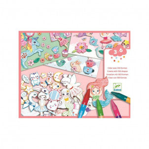 Crear con formas niñas djeco 1