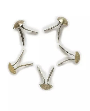 Brads 20ud Redondos 5mm Oro antiguo 2