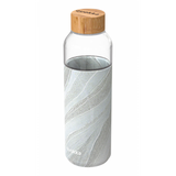 Botella cristal con funda quokka 660ml white stone 1