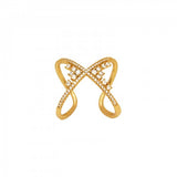 Anillo shimmer center gold dansk 1