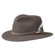 Sombrero traveller vitafelt marron stetson 1