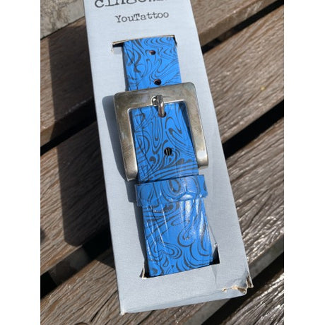 Cinturon youtatto graphics line blue cingomma 2