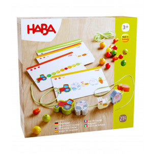 Amigos de la granja juego de ensartar haba 1