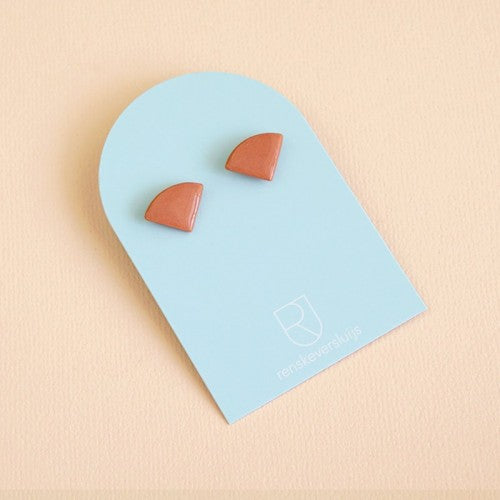 Pendiente porcelana candy coral renske 1