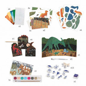 Multiactividades el mundo de los dinosaurios djeco 2