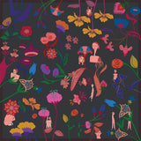 Pañuelo 45x45 lost in flower green aenao 2