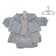 Ropita para muñecas azul lurex v-38 llorens 1