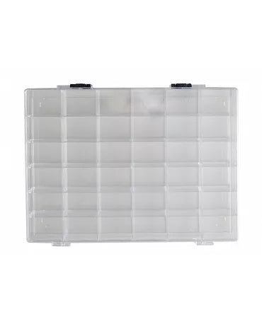 Caja transparente 36 compartimentos 1