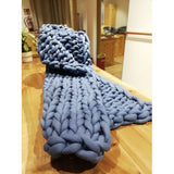 Manta big cotton 80x130 blue panapufa 1