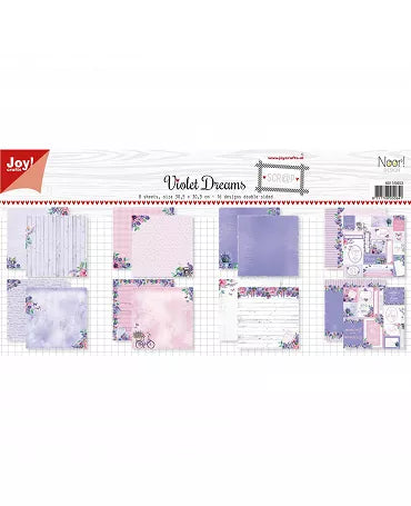 COLECCIÓN 30x30 JOY 8 vel Paperset Noor Violet Dreams 1