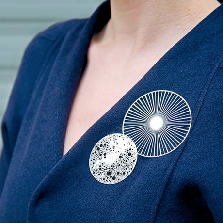 Broche magnetico solar grande plata tout simplement 1