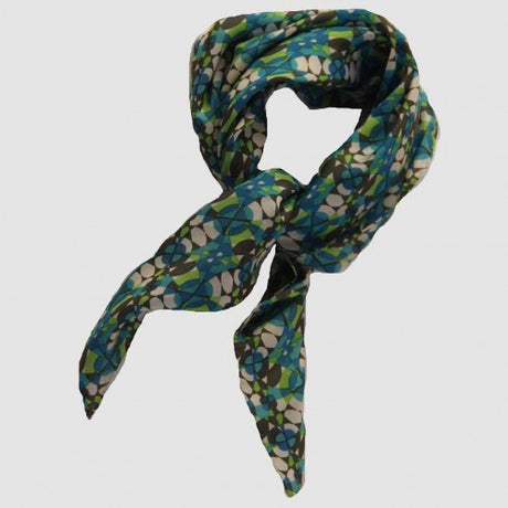 Pañuelo mini kaleidoscope green les belles vagabondes 2