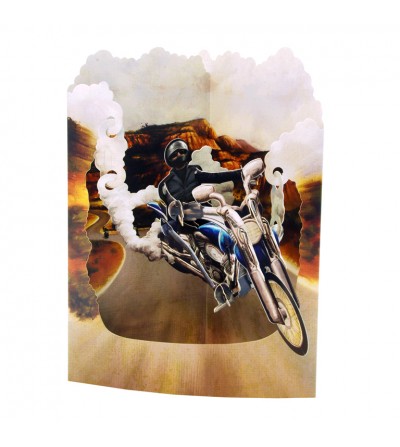 Tarjeta en 3D, POSTAL SWING HARLEY 1