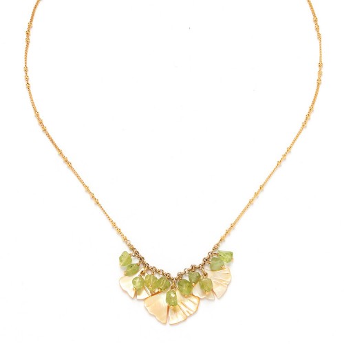 Collar ginkgo nature bijoux 1
