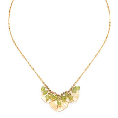 Collar ginkgo nature bijoux 1
