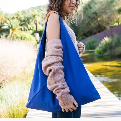 Bolso raw blue isol barcelona 2