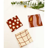 3 pañuelos tissu jeanne & bernad ernest & lulu 1