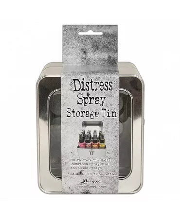 CAJA METÁLICA para tintas Ranger Distress Spray storage tin 1