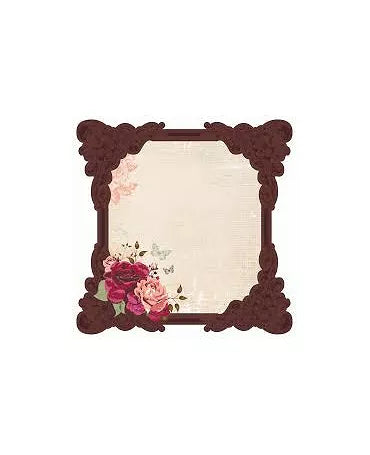PAPEL SCRAP 30x30 Kaisercraft marco Lady rose 1