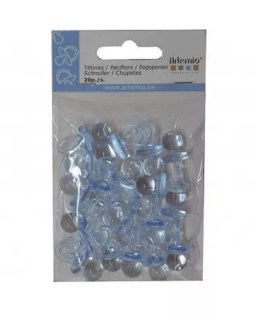 Chupetes azules set 20 ud 1