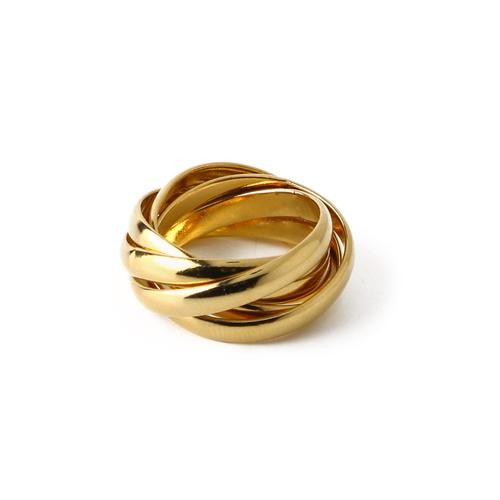 Anillo orelia s/m russian pale gold 1