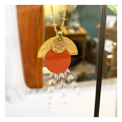 Collar naiade salmon lady amherst 1
