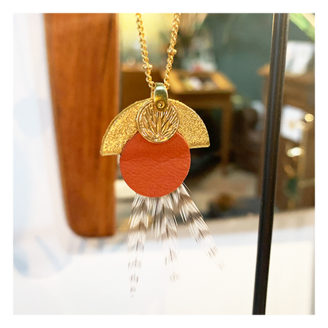 Collar naiade salmon lady amherst 1