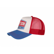 Gorra highway trucker azul y rojo stetson 1