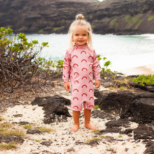 Bañador bebe pink rainbow beach & bandits 1