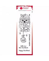 SELLO silicona CREATIVE EXPRESSIONS • Woodware clear stamp bauble owl 2
