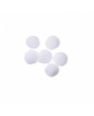POMPÓN PEQUEÑO 5mm 40pcs White 2