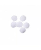 POMPÓN PEQUEÑO 5mm 40pcs White 2