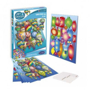 Ac tableros 3d globos y farolillos sentosphere 1