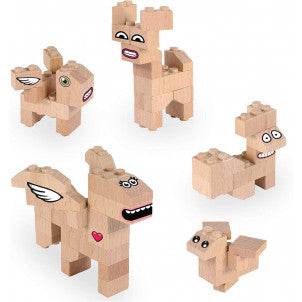 Bloques de madera hadas 34 pzas fabbrix 2