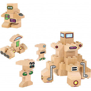 Bloques de madera espacio 67 pzas fabbrix 2