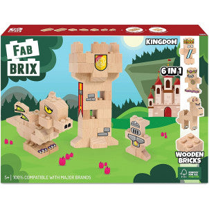 Bloques de madera reino 94 pzas fabbrix 1
