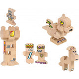 Bloques de madera reino 94 pzas fabbrix 2