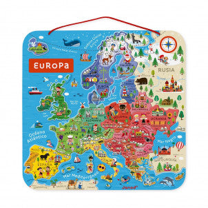 Mapa de europa magnetico janod 1