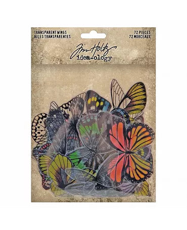 Tim Holtz Idea-ology Alas Transparentes 72pc 1
