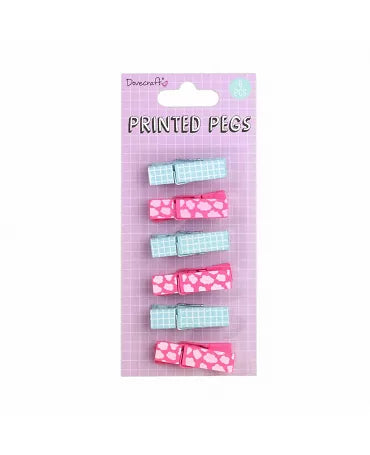 PINZAS Verde y fucsia 1