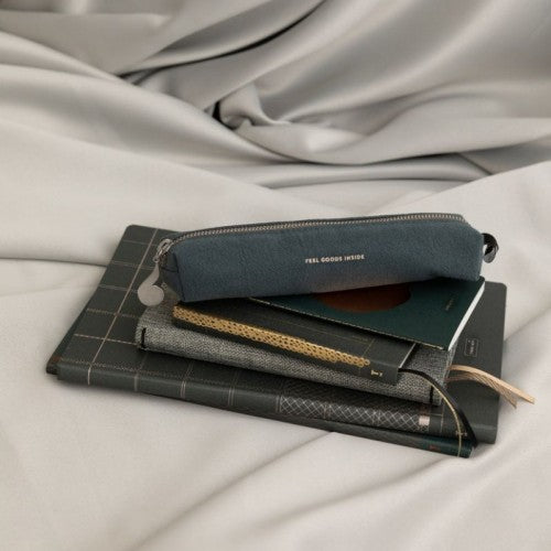 Estuche etui small dark petrol tinne-mia 1