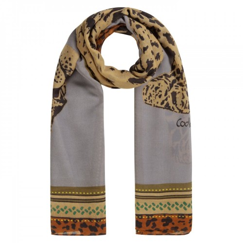 Fular leopard grey codello 1
