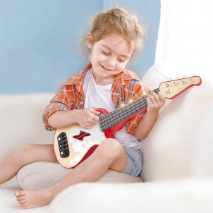 Aprende con luces ukelele rojo hape 2