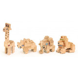 Bloques de madera safari 57 pzas fabbrix 2