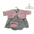 Ropita para muñecas lacitos gris v-42 llorens 1