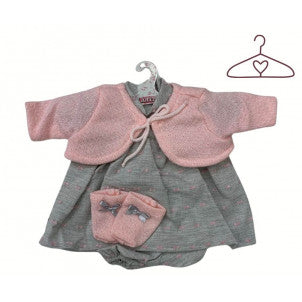 Ropita para muñecas lacitos gris v-42 llorens 1