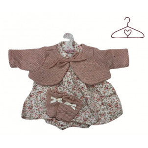 Ropita para muñecas flores primavera v-42 llorens 1