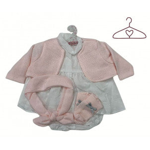 Ropita para muñecas blanco rn-43 llorens 1