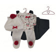 Ropita para muñeca beige con capazo rn-35 llorens 1